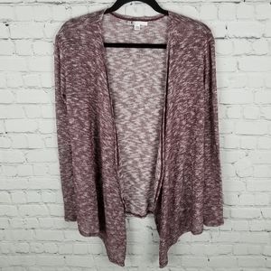 VOLCOM | waterfall space dye knit open cardigan